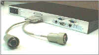 Rear view of Model 4693 eTwinax Controller